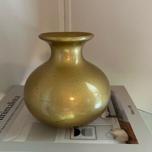 Vintage brass vase
